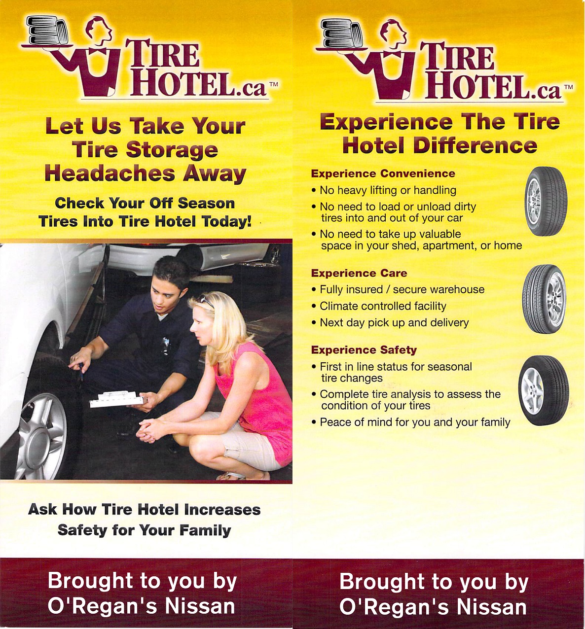 Tire Storage O Regan S Nissan Dartmouth